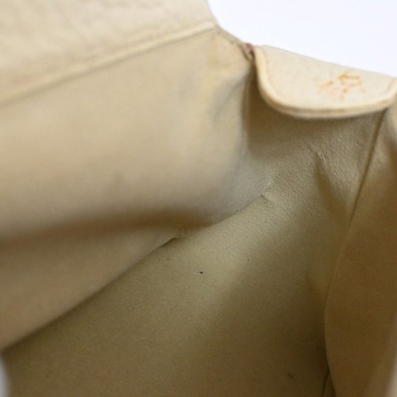 LOUIS VUITTON Trapeze PM Hand Bag Monogram Mini Lin Canvas Camel M40059 38YD108 - Picture 4 of 15